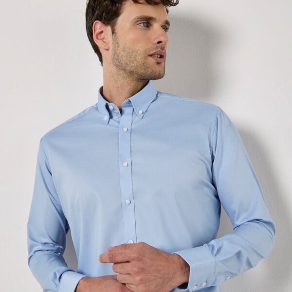 Stretch Oxford shirt long-sleeved (slim fit) Thumbnail