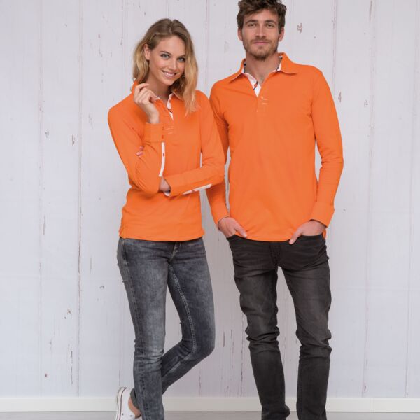 L&S Polo cot/elast LS for him Thumbnail